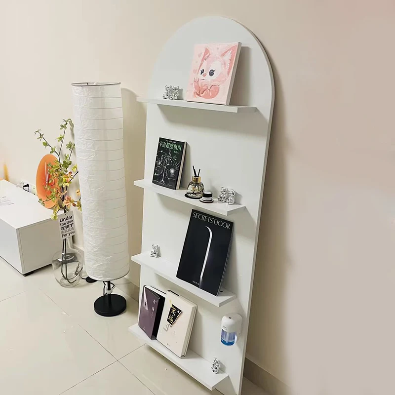 Black Industrial Style Bookshelf Organizer Stands Children Magazine Plant Corner Open Bookcases Library Estante Rome Furniture