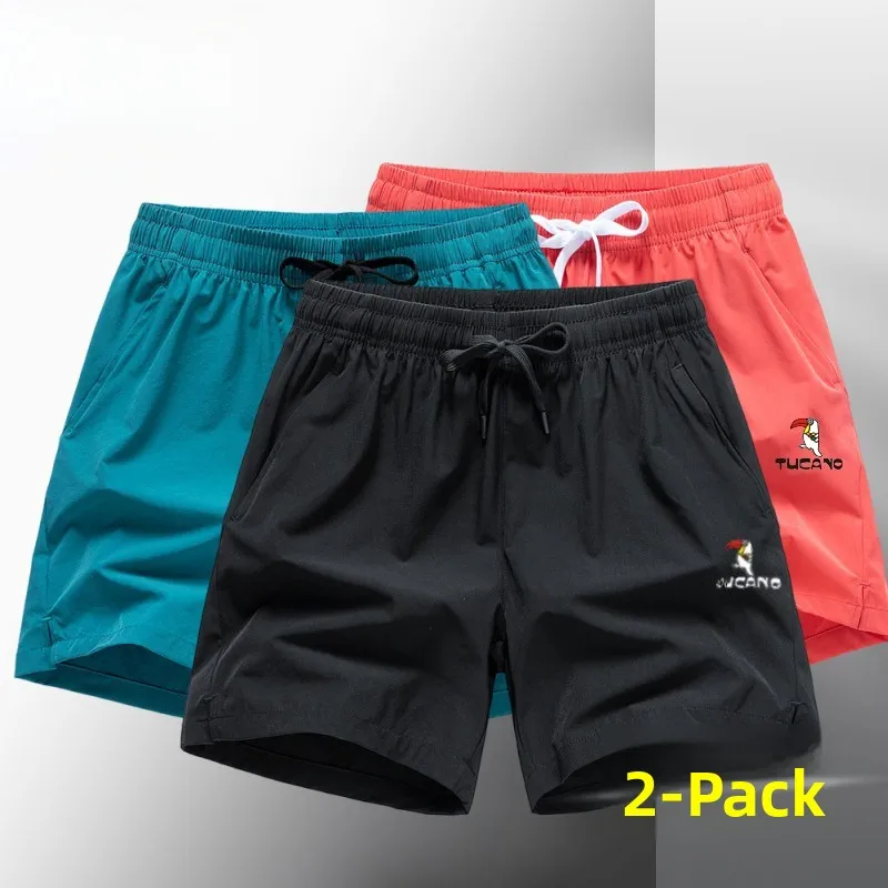 

Ice Silk Sport orts Men Women Lightweight Qui Dry Running Casual Five-Quarter Length Couple Mid-Pants Summer Straight Leg