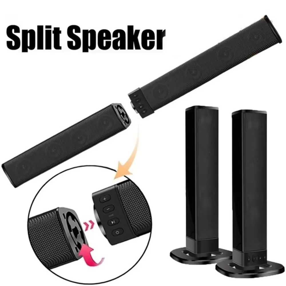 BS-36 Super Power Sound Blaster Wireless Bluetooth Speaker Surround Stereo Home Theater Subwoofer for TV And Projector