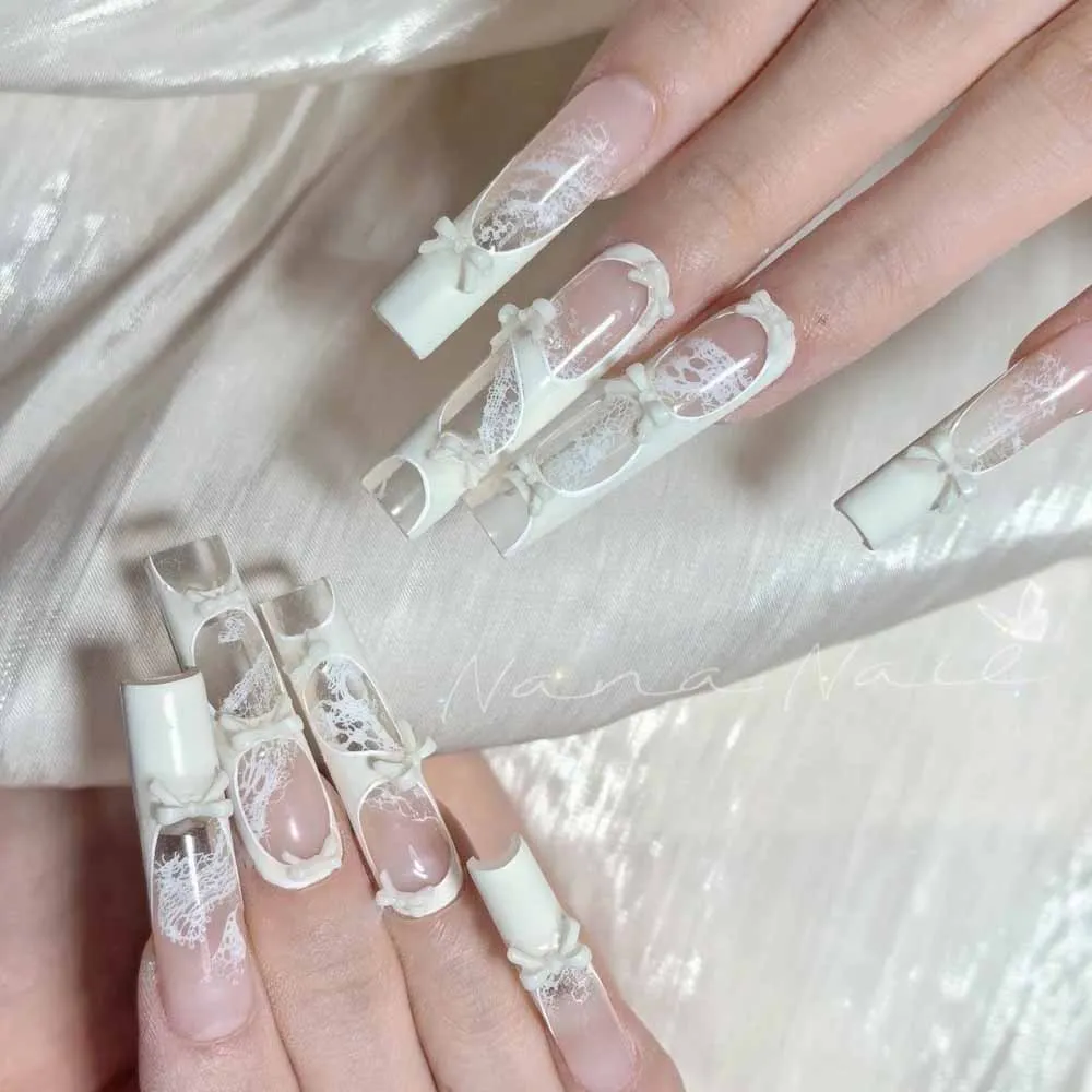 100 pièces/sac 3D mixte Muti Style blanc nœud papillon breloques pour ongles en vrac Mini ruban en résine Nail Art partie fille doux noeud papillon décoration des ongles