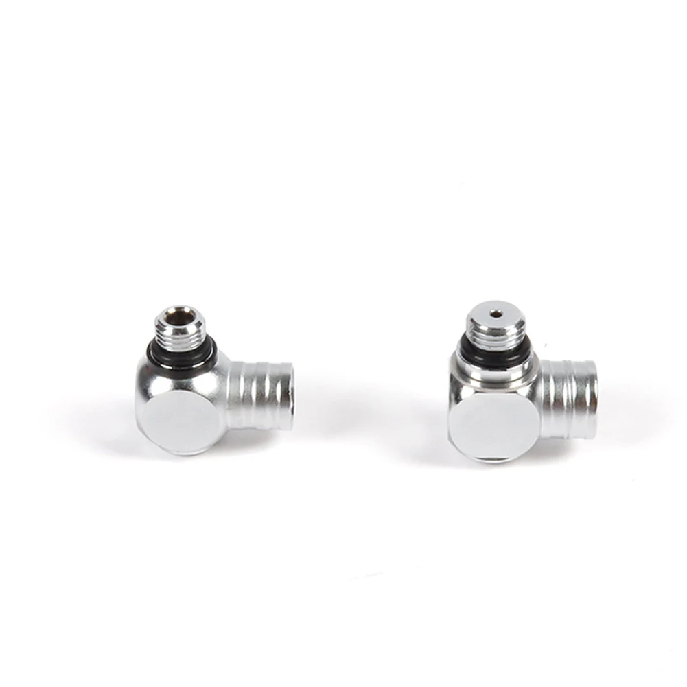 For 360 Degree Rotating Swivel Adaptor for Scuba Diving First Stage Low Pressure and High Pressure Ports Brass Construction