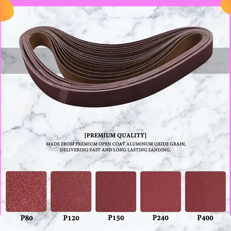 

A23P 15 шт. 1X30 дюймов шлифовальные ленты из оксида алюминия сверхмощные шлифовальные ленты многофункциональные абразивные ленты для ленточной шлифовальной машины