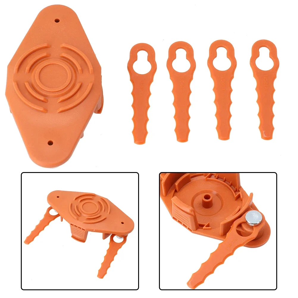 With Plastic Blade Mowing Cutter Head Lawn Mower For WG150 WG151 WG180 Garden Power Tool High Quality Brand New