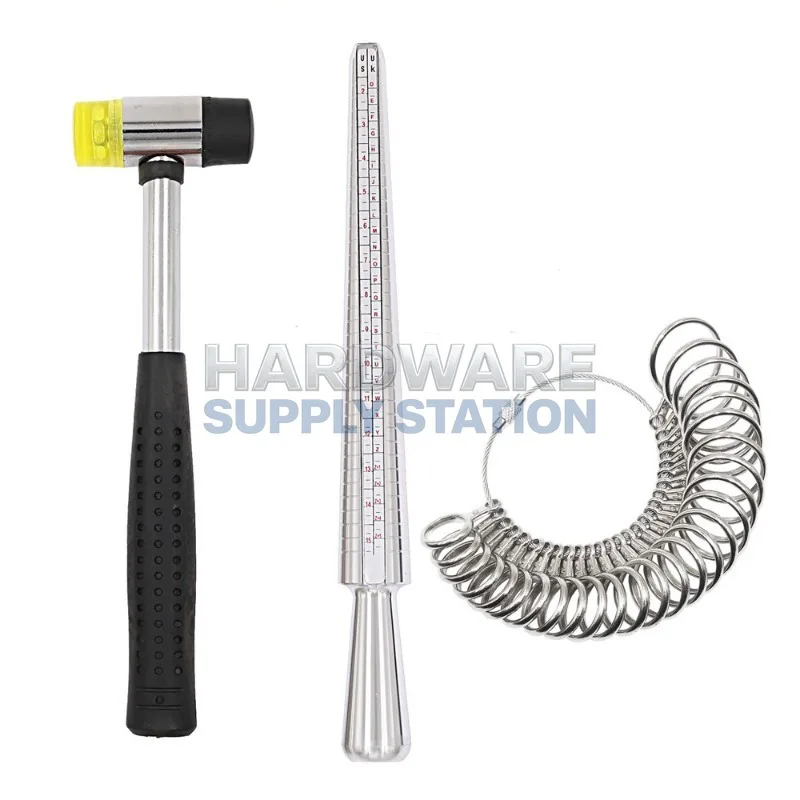 

Ring measuring tool set with multiple sizes for precise screening and ring size detection, specialized accessories
