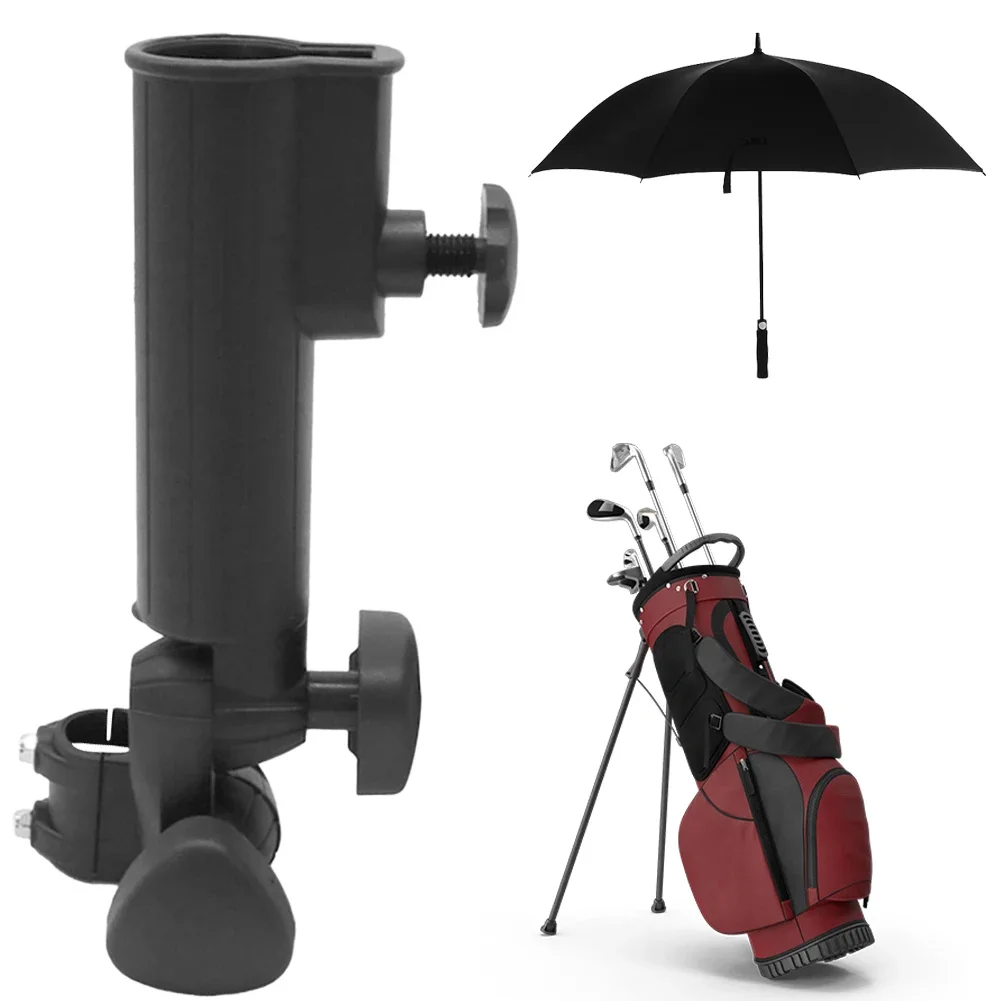 Umbrella Storage Stand Multifunction Trolley Umbrella Rack Adjustable Angle Trolley Umbrella Holder for Golf Cart Wheelchair