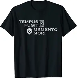 Tempus git memento mori Tシャツ、latinフレーズ、サイズS-5XL