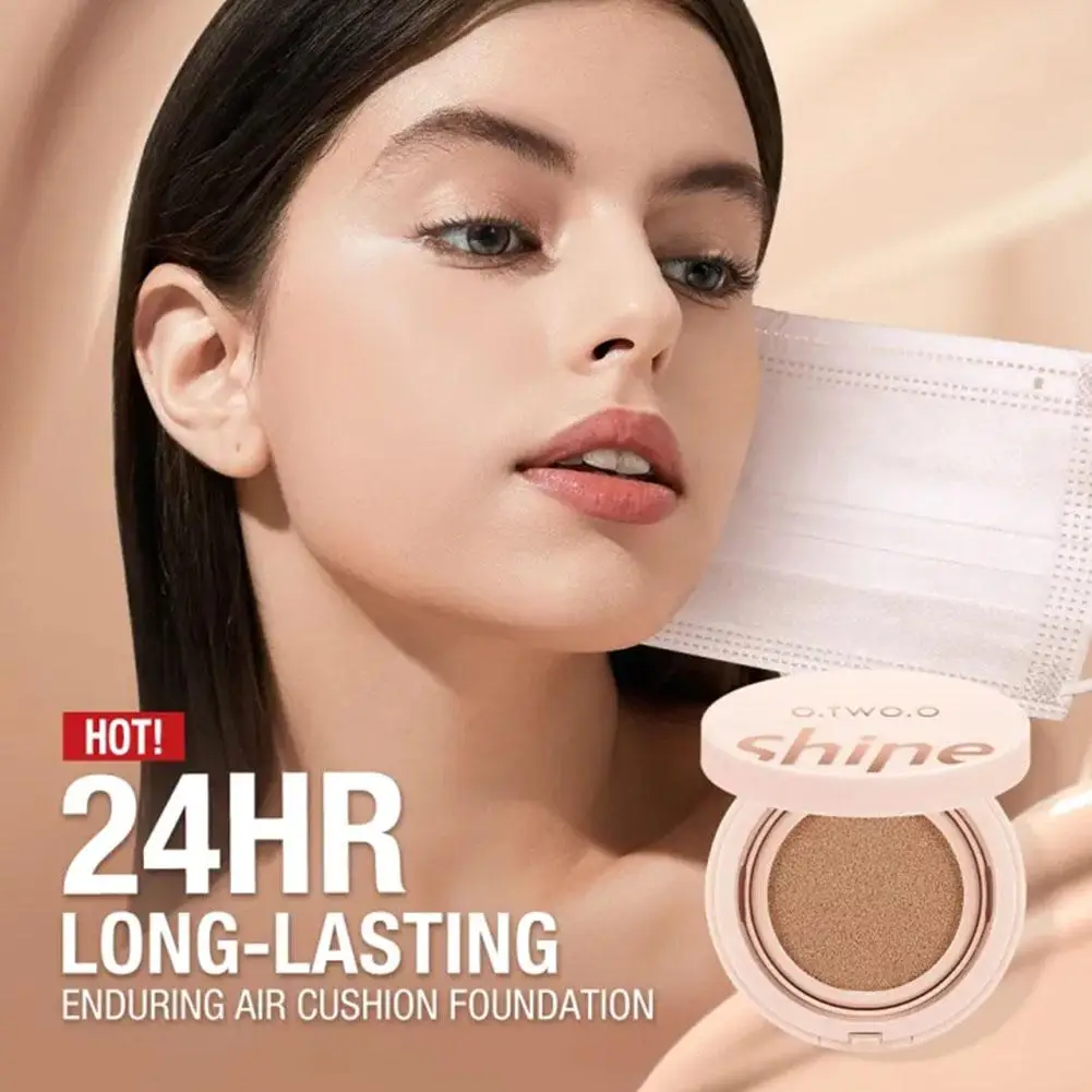 Air Cushion BB Cream 3 Colors High Coverage Waterproof Compact Face Makeup Face Moisturizing Concealer Base Cushion Long-la I4N3