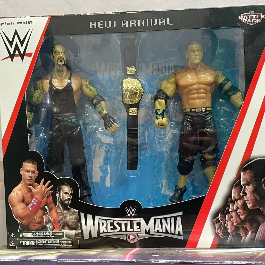 Original WWE WrestleMania Wrestler Rey Mysterio Action Figures John Cena The Undertaker Figures Pvc Statue Model Boys Gifts