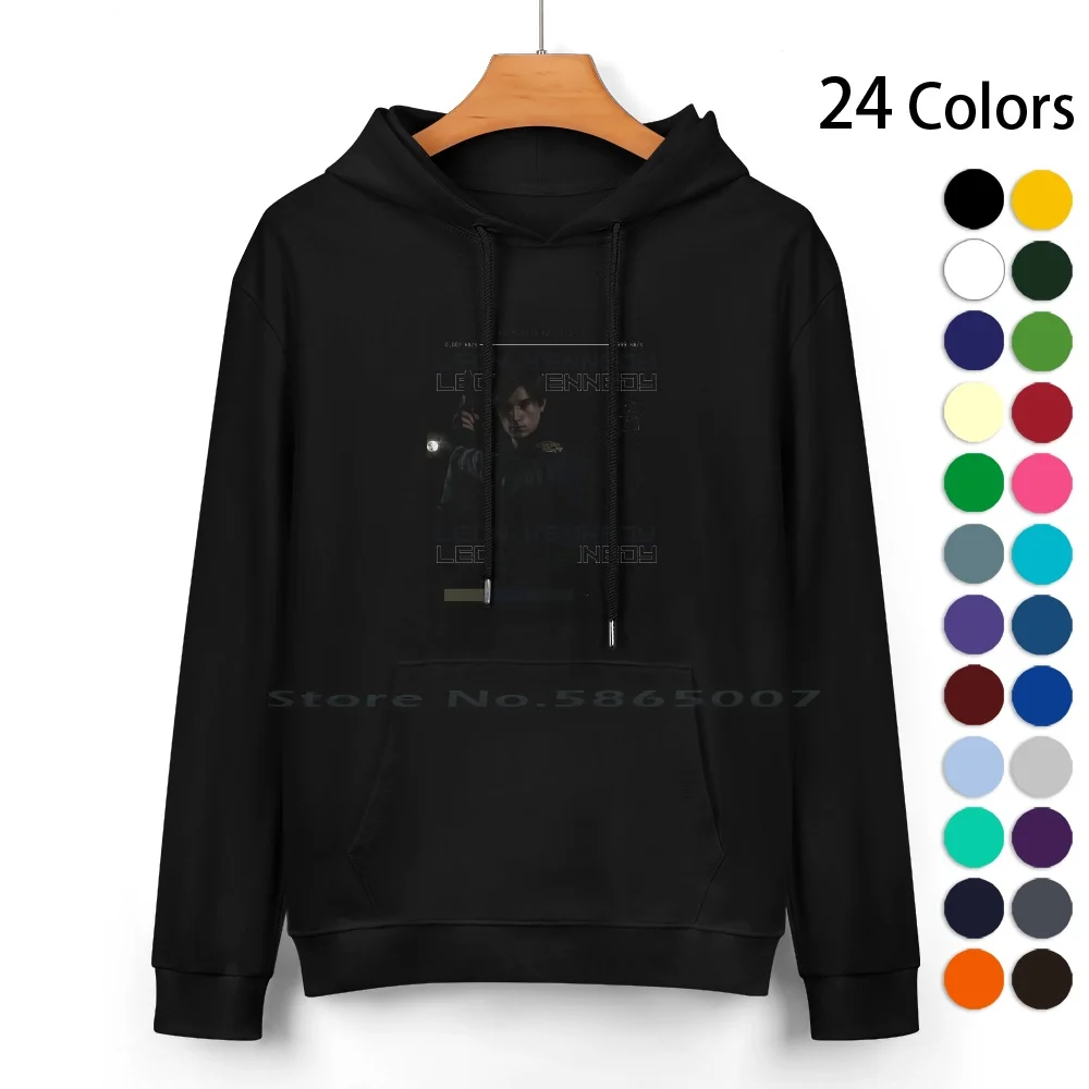 

Leon Kennedy Pure Cotton Hoodie Sweater 24 Colors Village Biohazard 2 8 Horror Jill Valentine Lady Dimitrescu Gaming Leon