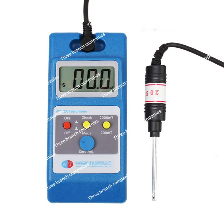 Digital Gauss Meter Tesserometer Wt10a Fluxmeter Surface Magnetic Field Tester Similar To Ht20