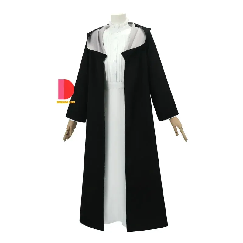 Disfraz de Cosplay de helecho de Frieren, vestido de elfo mágico, traje de mago de Anime para mujer, fiesta de Halloween, juego de rol, Cos Love Live