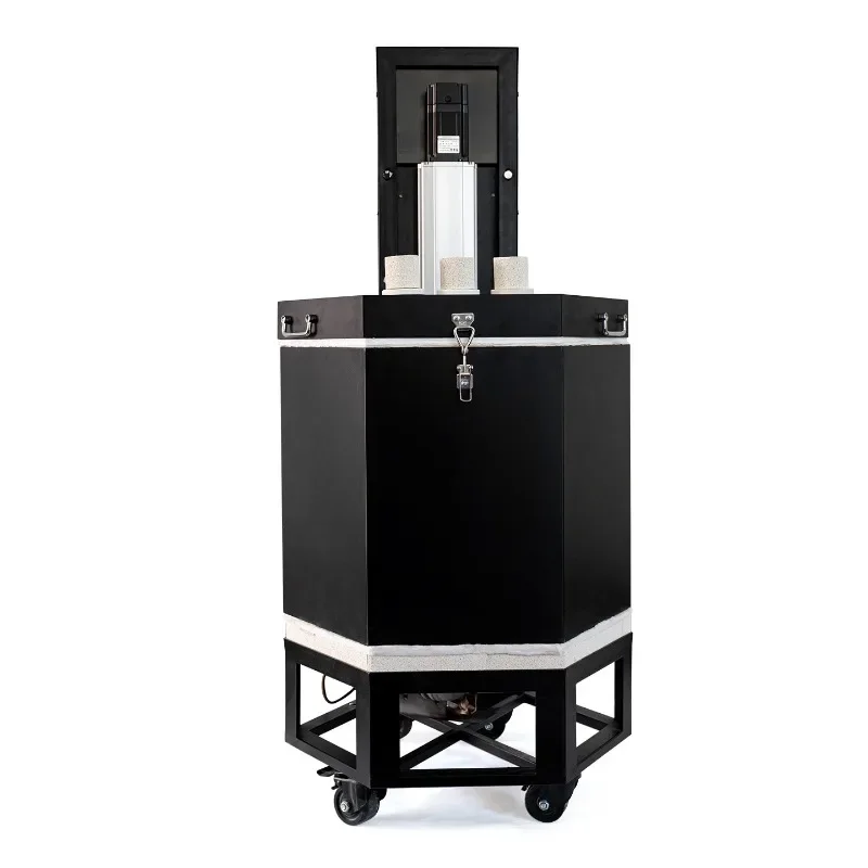 Ceramic equipment can be moved to lift and lower Le Kiln gas kiln