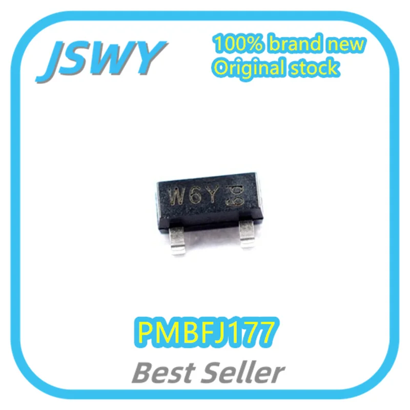 (10/100pcs) PMBFJ177 J177 W6Y SOT23 MOS Field Effect Tube New and Original