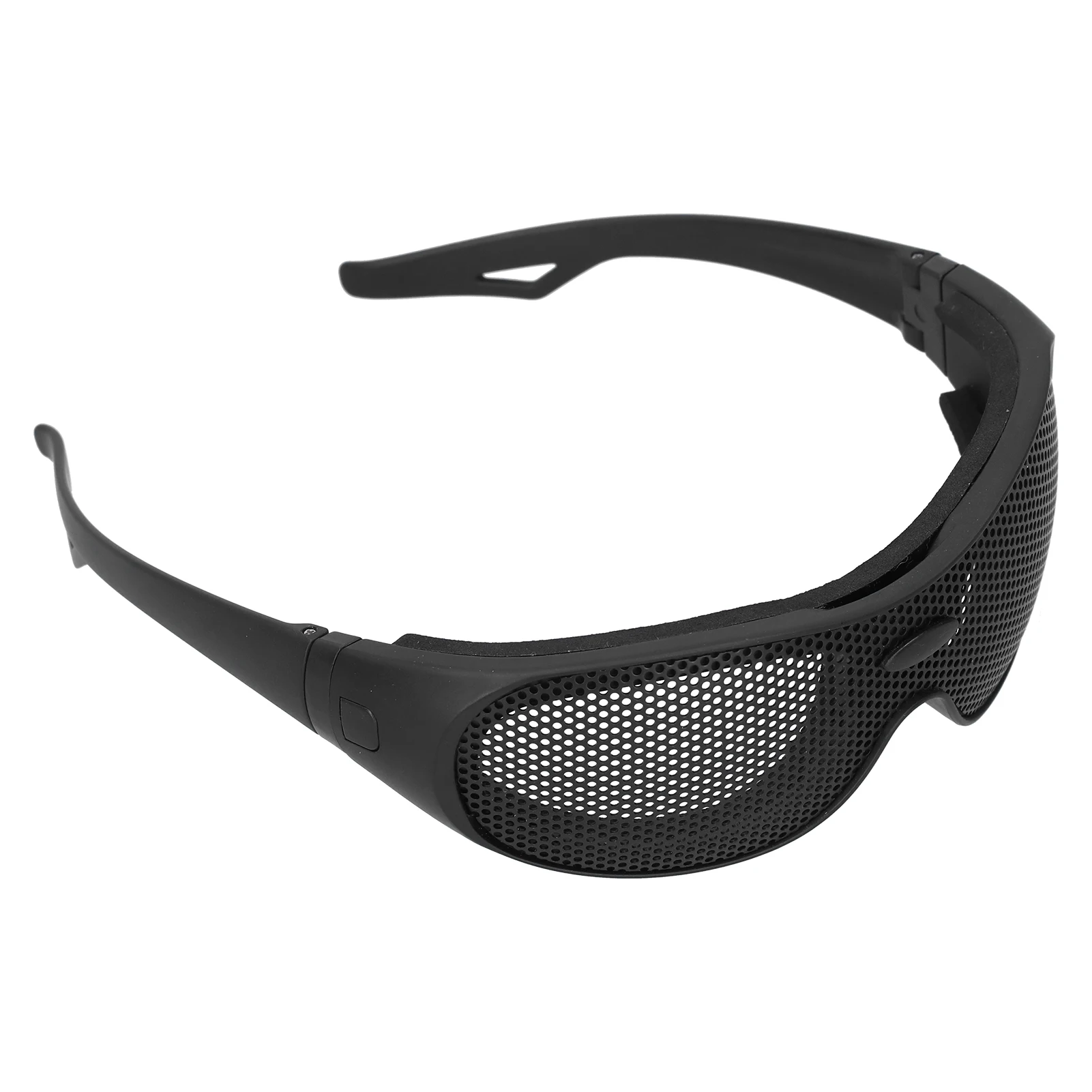 Impact Resistant Glasses UV400 Goggles Safety Goggles Impact Resistant Iron Mesh Pattern UV400 for Military Fans CS Outdoor Game