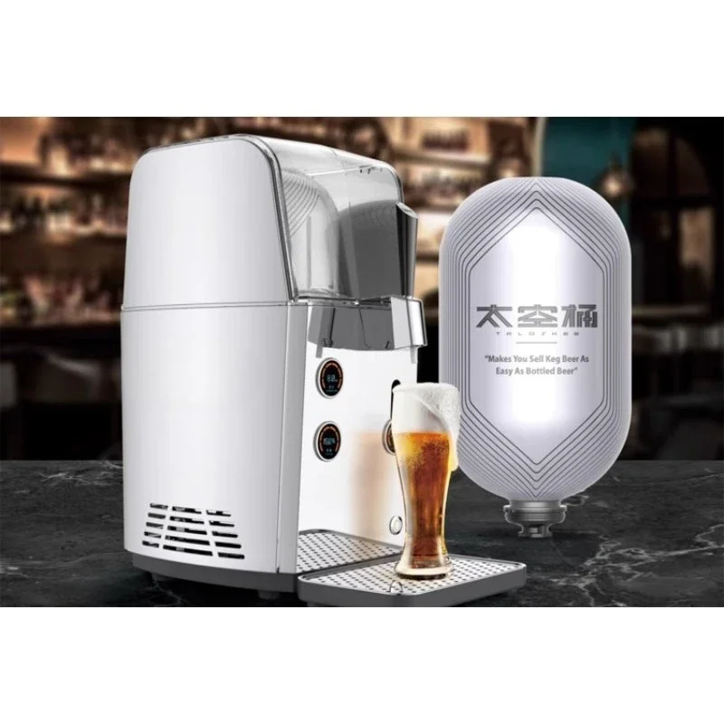 Craft Beer Distribution Equipment Desktop 10L Space Barrel Draft Beer Machine Space Capsule