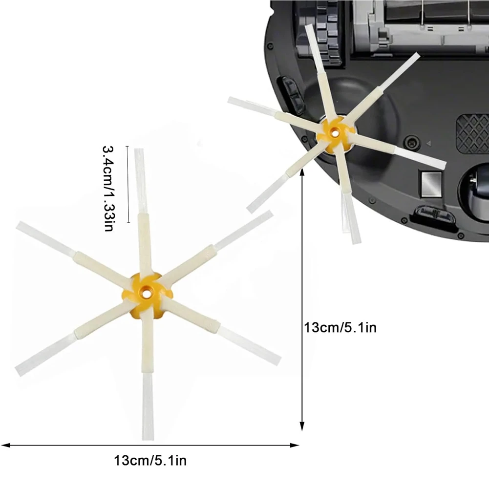 

ABRW-6 Угловые боковые щетки для Irobot Roomba 600/700/500, сменные аксессуары для боковых щеток