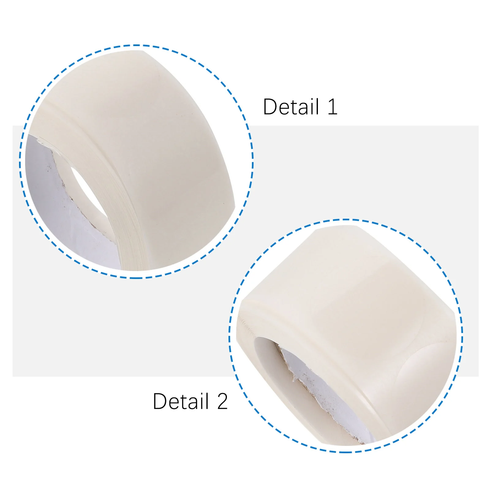 1000pcs Sealing Sticker Transparent Round Adhesive Label For Gift Wrapping Party Favor Envelope Packaging Stickers Stationery