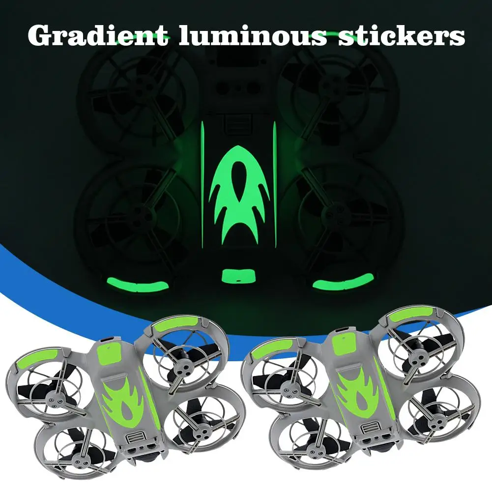 Drone Luminous Sticker For DJI NEO Night Safety Flight Protective Film Glow-in-the-dark Warning Stickers Drone Accessories Z0R9