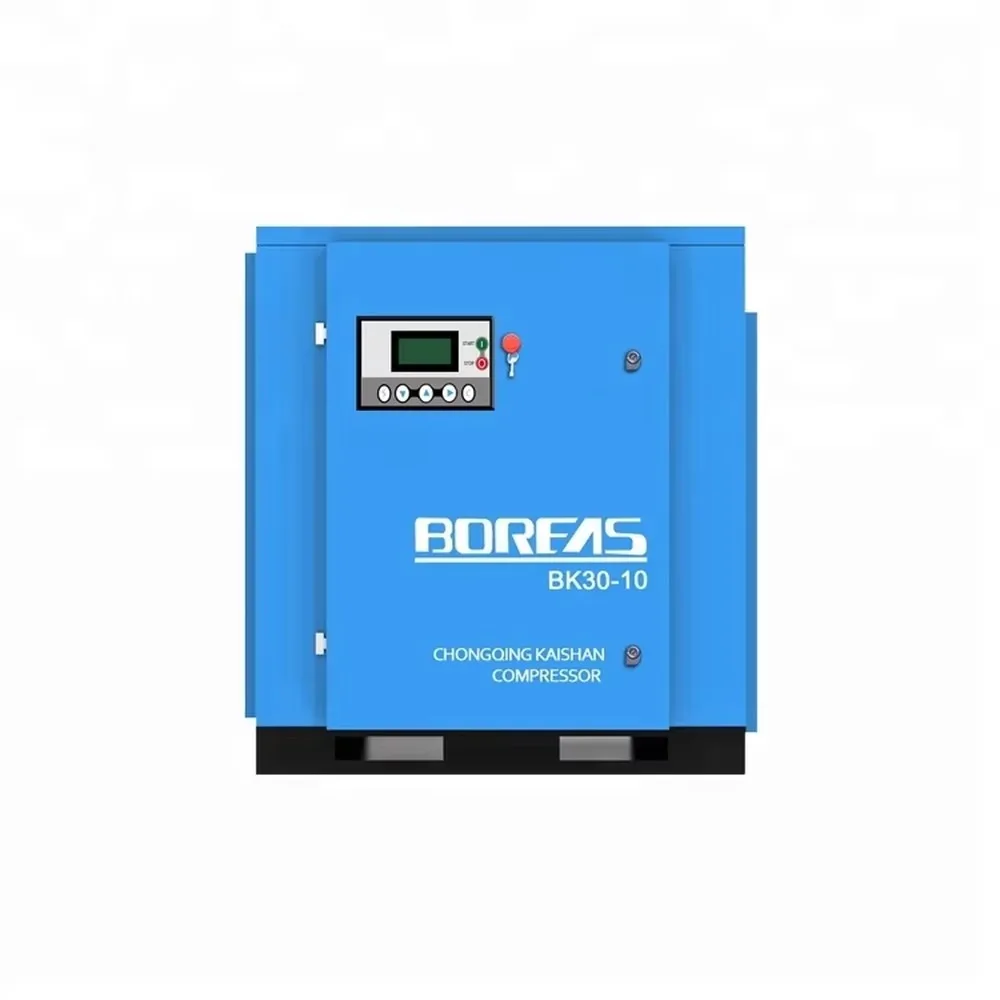 Heavy Duty Industrial Air Compressor High Efficiency Rotary Screw Air Compressor for Packaging Manufacturing
