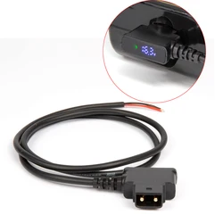 Reverse Protective Voltage Indicator Meter Safe D-TAP P-TAP DTAP Lead Wire Cable fr Camera Monitor LED Light Power Supply DIY