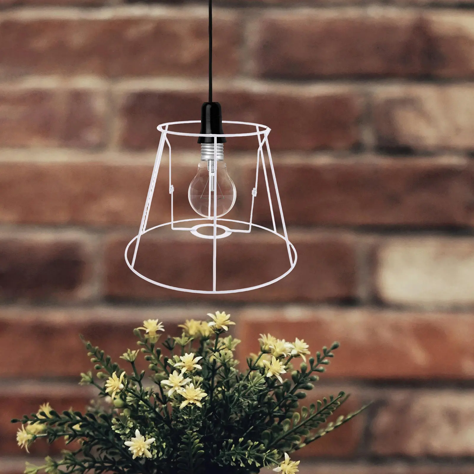 

Каркас для абажура в виде барабана, железная проволочная промышленная сетка-клетка, адаптерное кольцо для замены абажура настольной лампы, подвесного потолочного светильника, для самостоятельной сборки