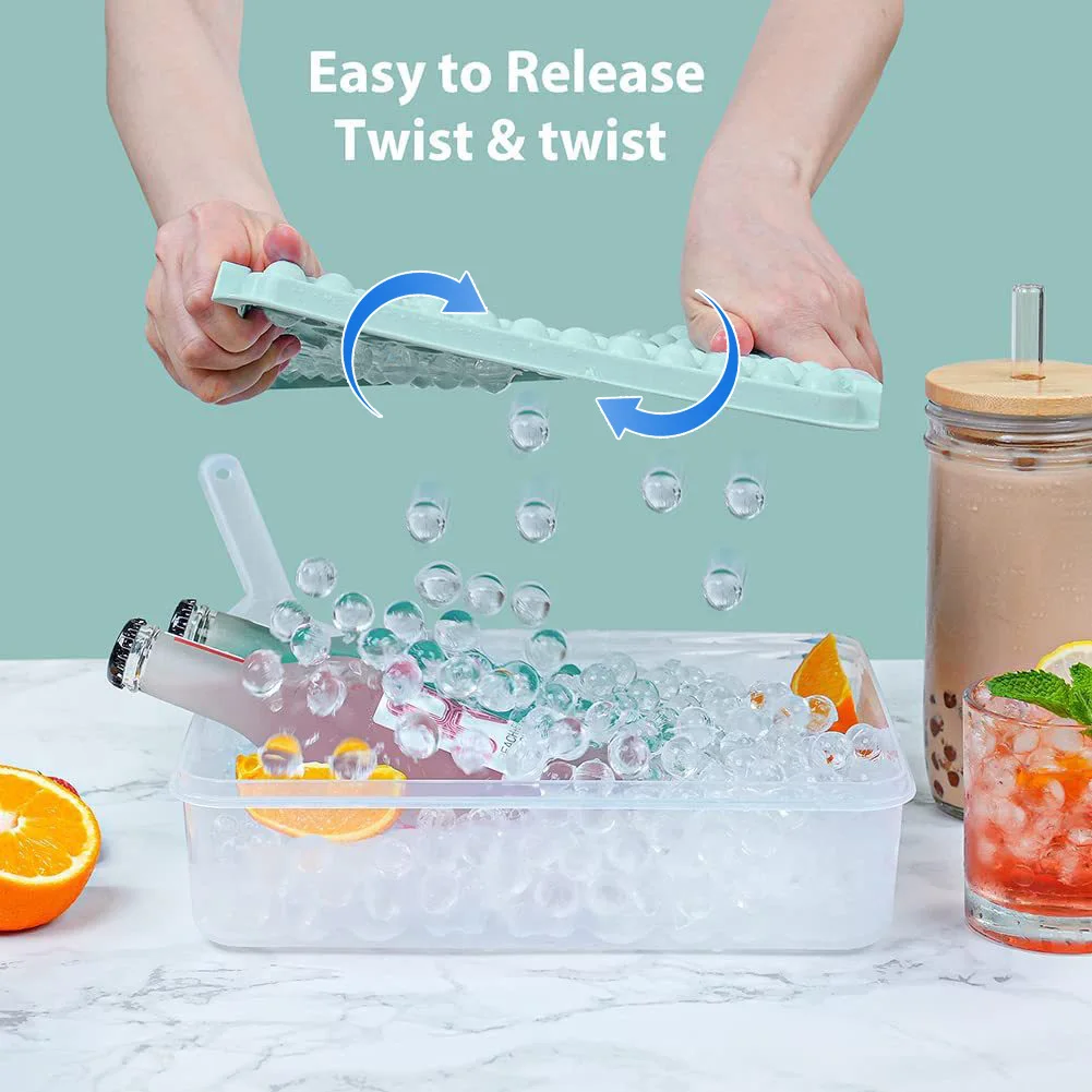 

Мини-набор форм для ледяных шаров с коробкой для хранения, быстросъемный льдогенератор для питья льда