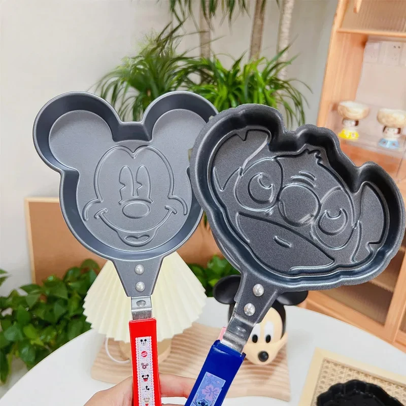 סיר טיגון לארוחת בוקר לילדים של אנימה דיסני סטיץ', דמות מיקי מאוס, כלי מטבח, תבנית אומלט ביצה, מחבת טיגון לא מדביקה, צעצוע לתינוק