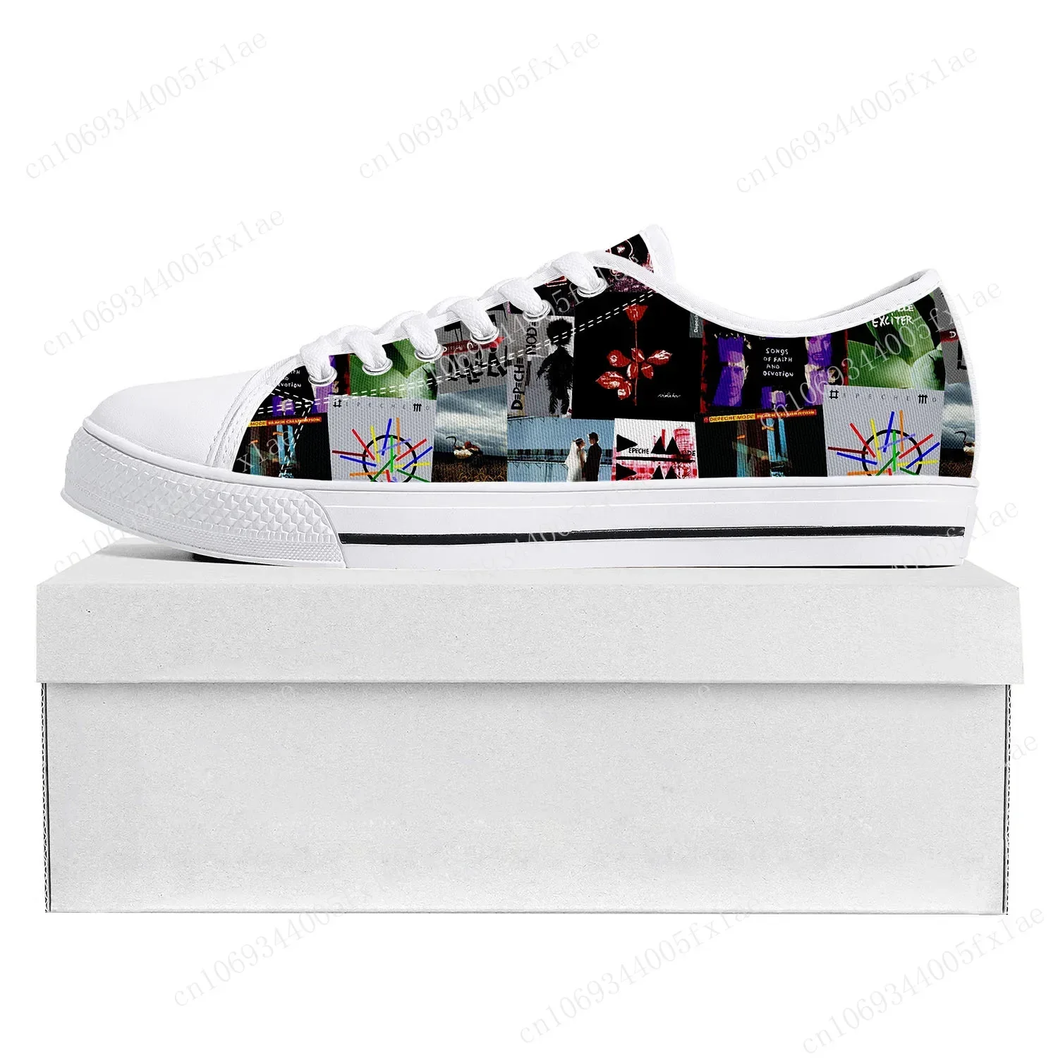 Depeche Rock Band Modus Low Top hochwertige Turnschuhe Herren Damen Teenager Leinwand Sneaker 3D-Druck lässig Paar Schuh benutzer definierte Schuh