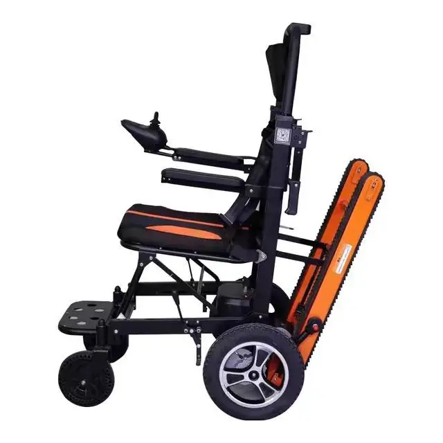 Stair mobility aid, barrier-free travel device, foldable electric crawler wheelchair for elder disabled climbing stairs