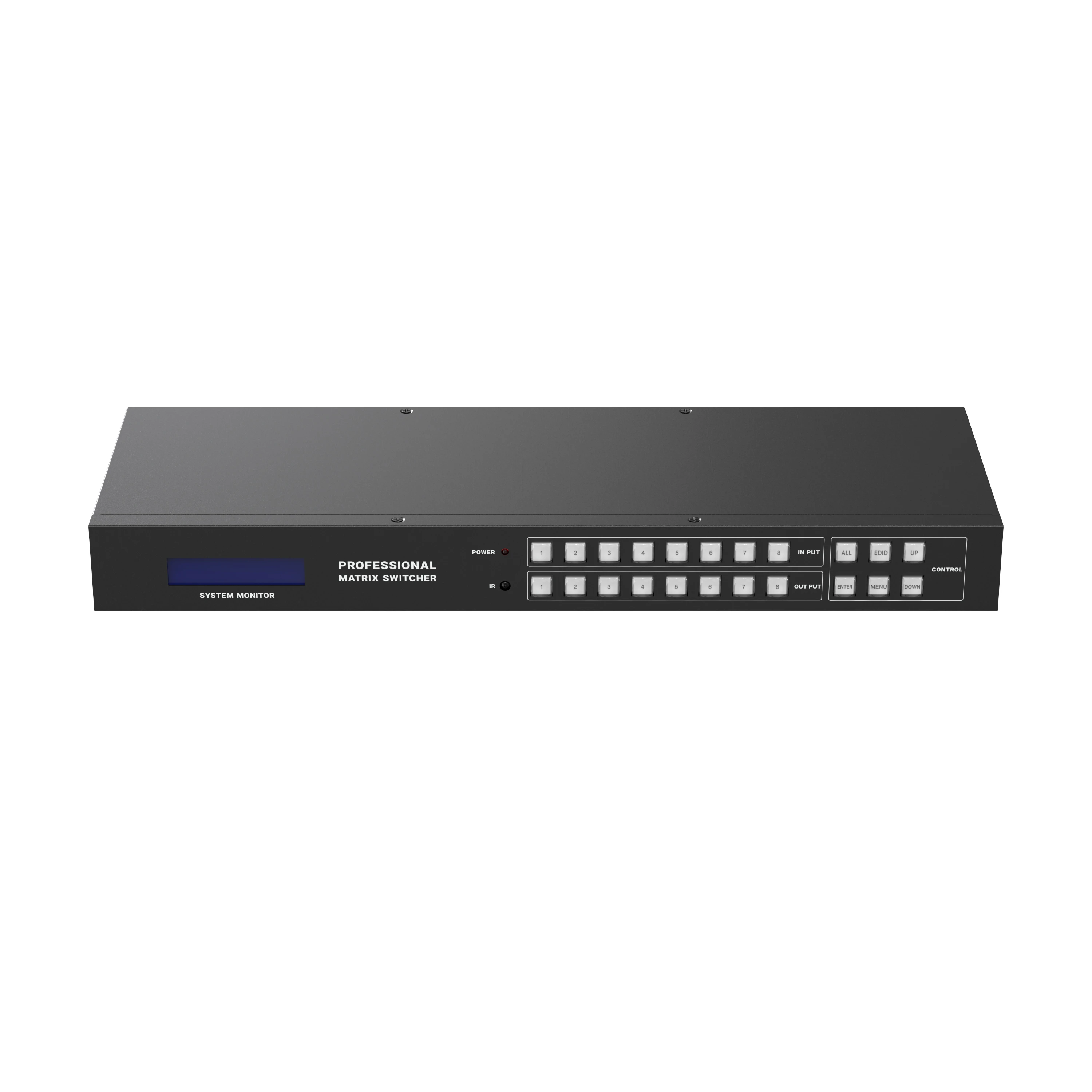 Seamless 4K 30Hz  Matrix Switcher 8x8 With Splicing Mode, Available For 4x4, 8x8, 8x16, 16x16