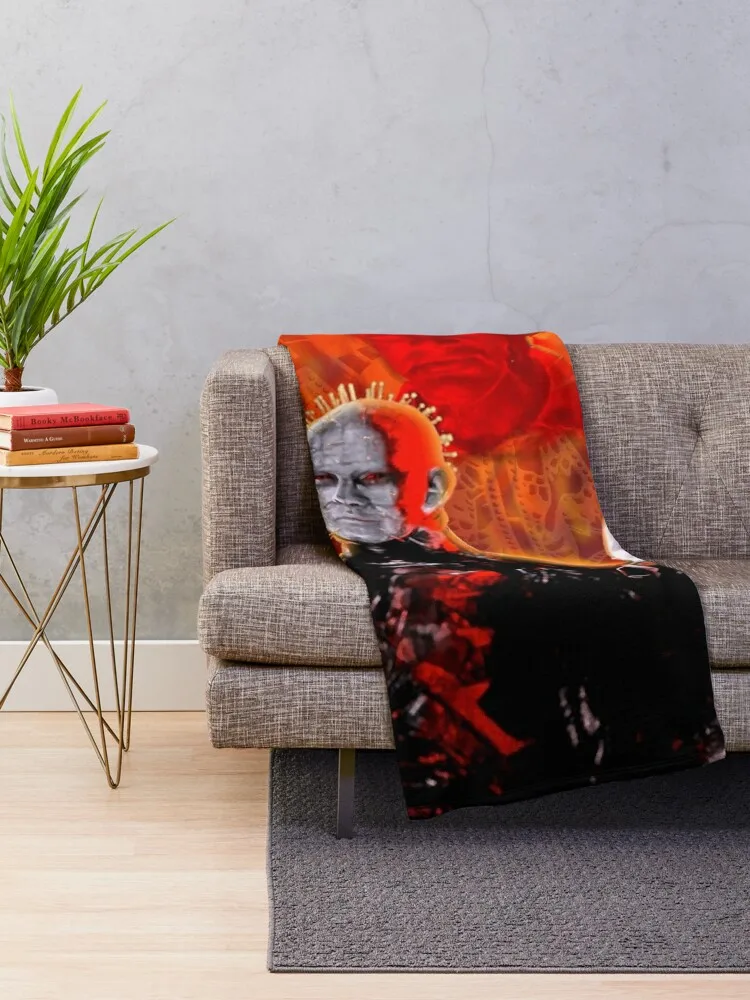 Hellraiser Cenobites Throw Blanket heavy to sleep Decoratives Furry Luxury Throw Retros Blankets