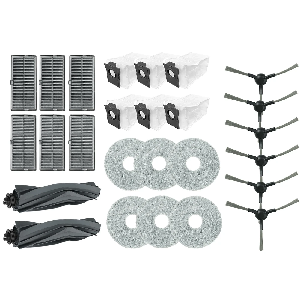 Complete Accessory Set For Dreame For X30 Ultra L10s For Gen2 L40 Ultra Spare Main Brush Side Brush HEPA Filter Mop Cloth Bag