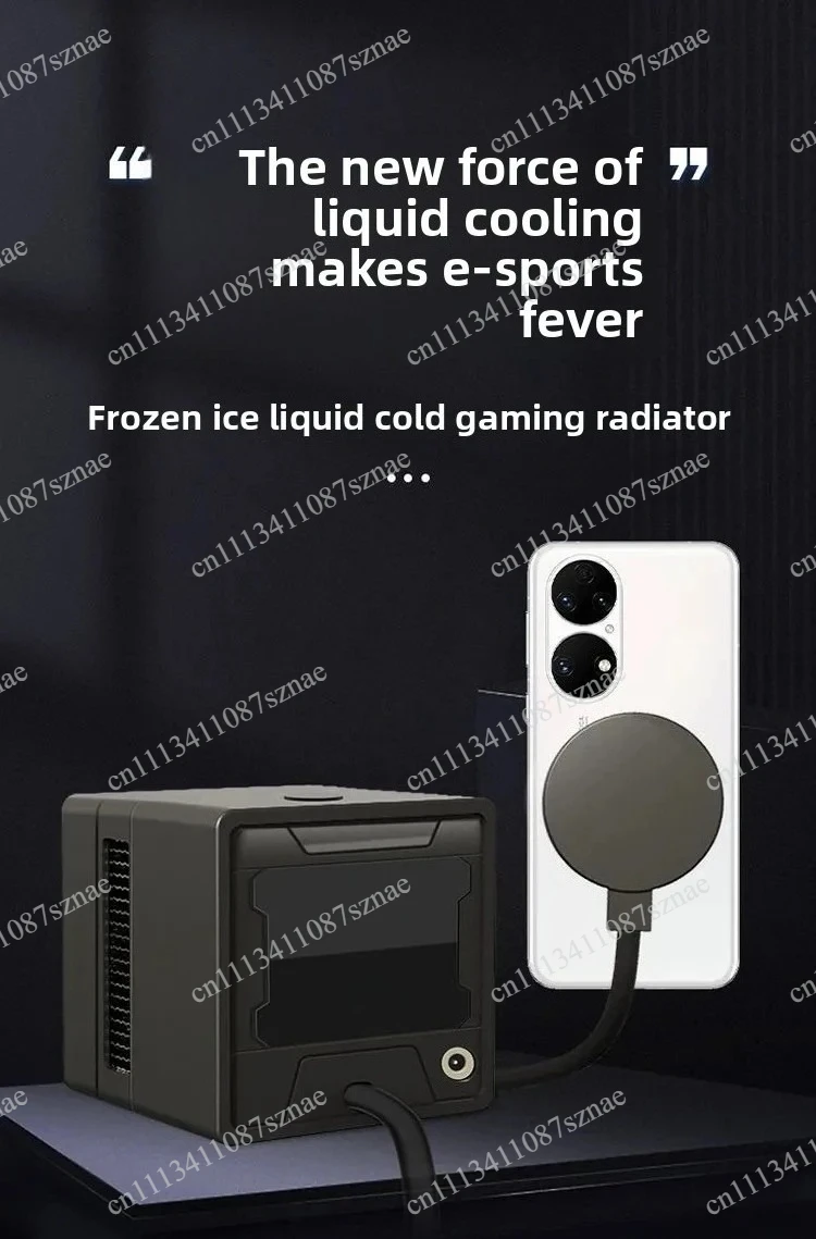 Mobile Phone Radiator, Digital Display, Semiconductor Refrigeration 90W High Power, Touch Screen Mode, Mobile Phone Cooler