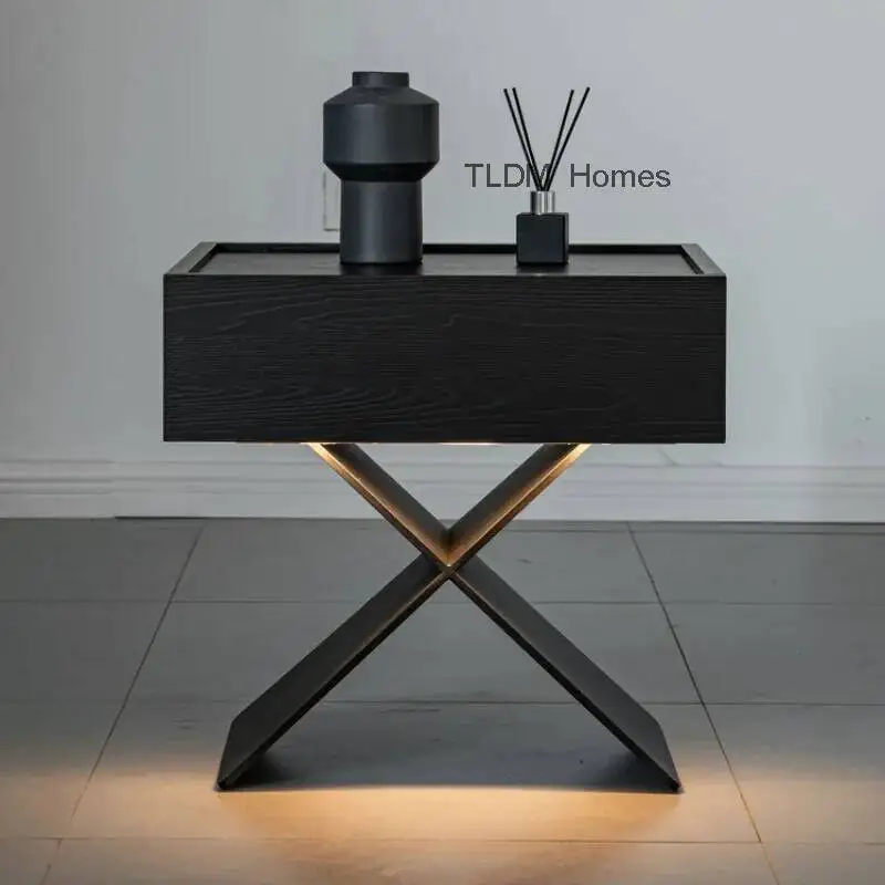 Mesa de Cabeceira para Quarto, Rack de Armazenamento, Mesa de Canto Mini Nórdica com Gaveta, Móveis para Casa YX50NT
