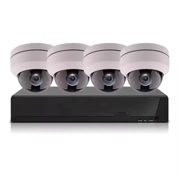 Kits de cámara IP CCTV POE H.265 4K 8MP para exteriores de fábrica, sistema de vigilancia 4CH, cámara de red de seguridad PTZ domo, Kits NVR