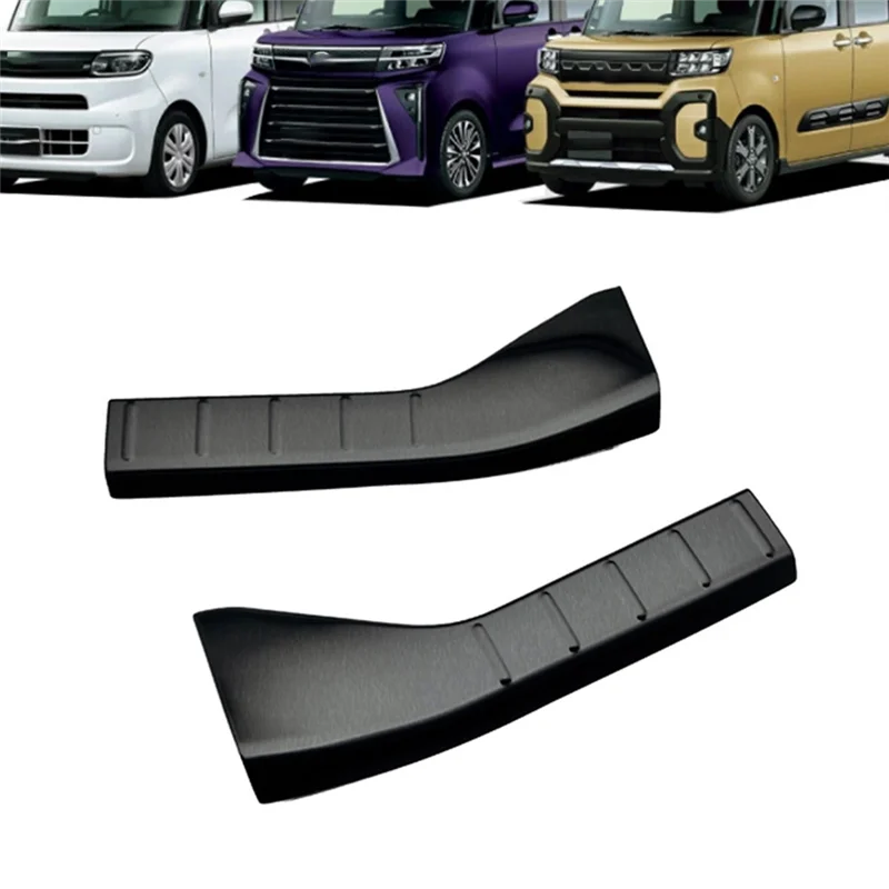 

Серебристый титановый защитный чехол из нержавеющей стали для автомобиля, автомобильные наклейки, Стайлинг для Daihatsu Tanto LA650 LA660S 2022-2023