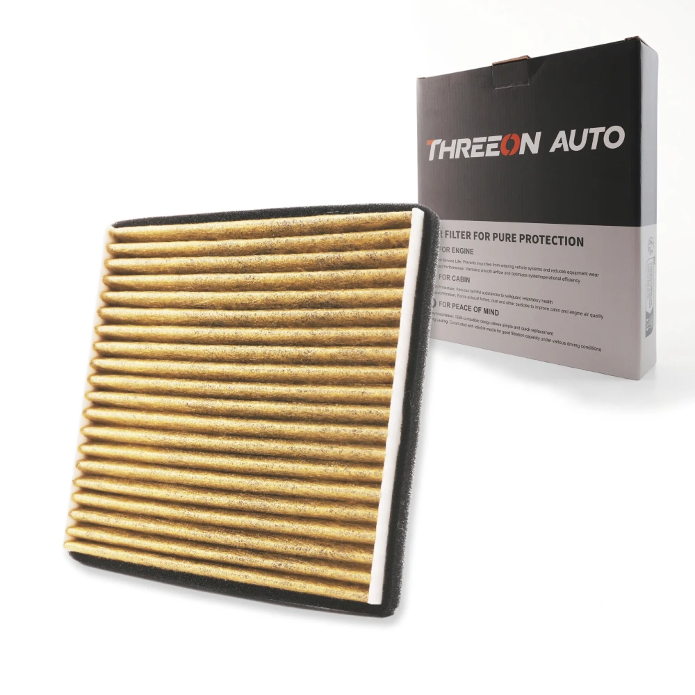 Filtro de Ar de Cabine com Carvão Ativado THREEON para WULING CORTEZ Glory Chevrolet Captiva Wuling ALMAZ 510 530 560 TOC9265P