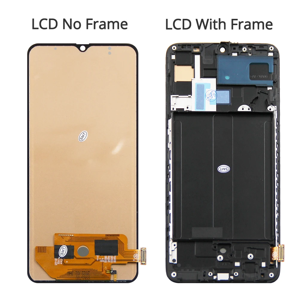 A70 SM-A705F A705FN/DS Display Screen With Frame For Samsung Galaxy A70 LCD Display Touch Screen Digitizer Assembly Replacement