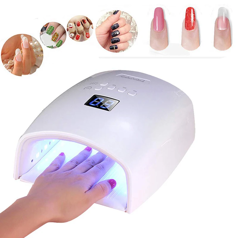 Professionele LED-nagellamp Draadloze 48W nagellakdroger UV-gelmachine