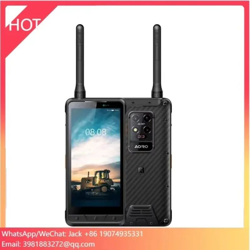 

AORO M7 2025 Walkie Talkie Phone 5.45" HD+ Screen OTG NFC PTY-POC Custom Buttons For Logistics