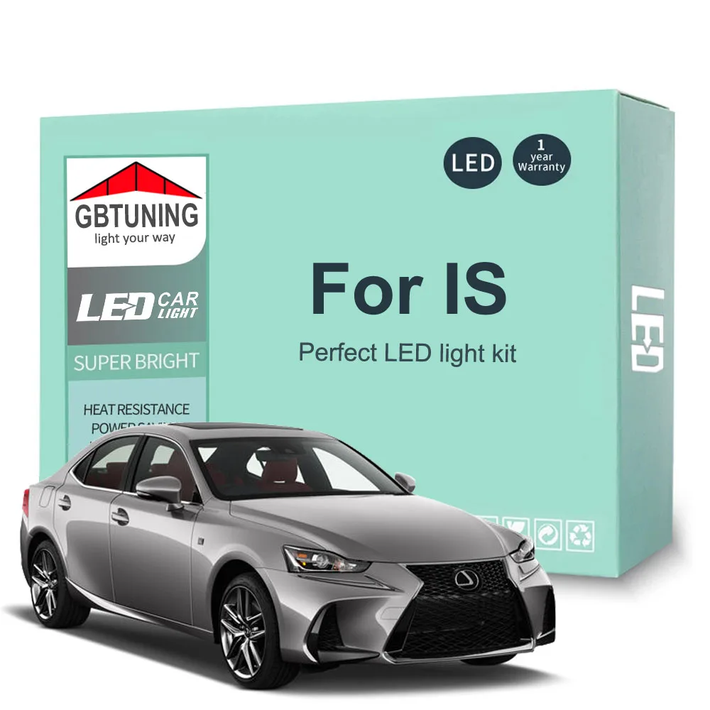 LED Interior Light Car Accessories For Lexus IS MK1 MK2 MK3 IS200 IS250 IS300 IS350 IS300h IS200t 1999-2015 2016 2017 2018 2019