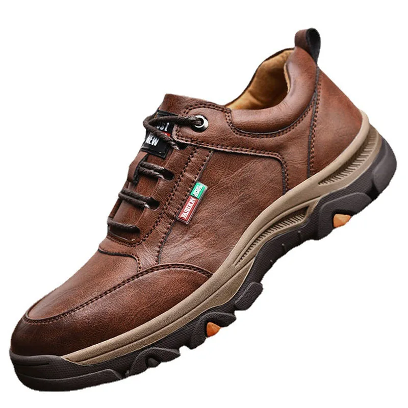 Chaussures d'affaires confortables pour hommes, mocassins simples et polyvalents en cuir, décontractés, antidérapants, pour l'extérieur, confortables, plates, nouvelle collection 2024