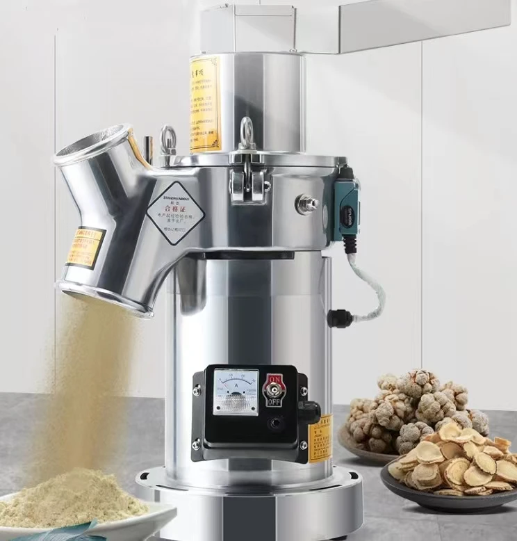 Herb Root Spice Grinder Crusher /Hammer Mill Pulverizing Machine