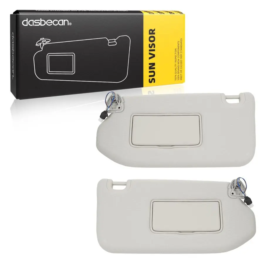 

1 Pair Left Driver Side and Right Passenger Side Sun Visor Compatible with Nissan Pathfinder 20132018 Infiniti QX60 20142017 JX3