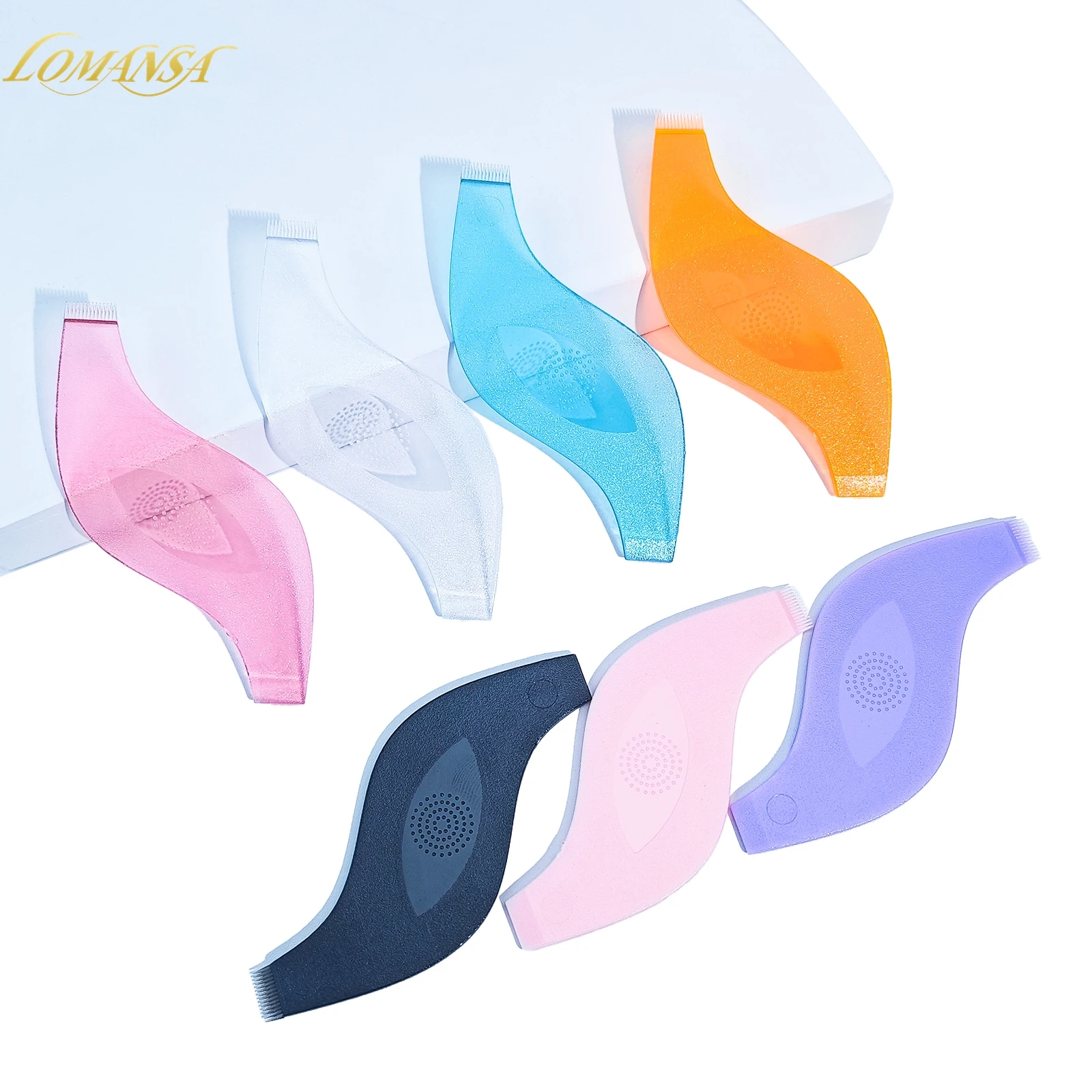 10 Uds. Cepillos de maquillaje para pestañas, peine limpio de plástico reutilizable, rizador de elevación de pestañas en forma de S, extensión de pestañas, herramienta para permanente