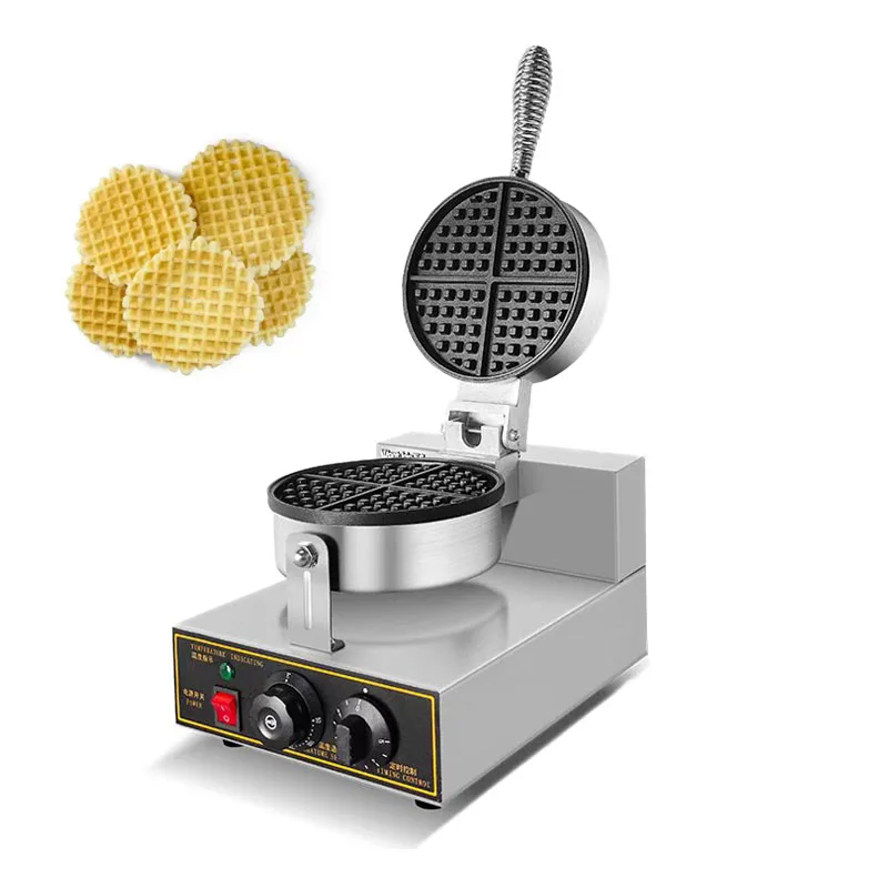 ماكينة صنع الوافل الكهربائية ذات لوحة واحدة، ماكينة صنع مخروط الآيس كريم المقرمش، ماكينة صنع الوافل، مخروط الآيس كريم، أجهزة المطبخ