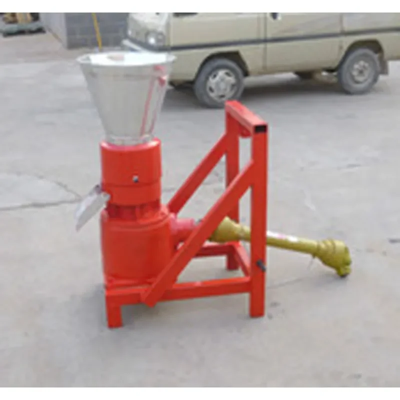 Recycling Machine 2026 Portable Small Pellet Feed Machine Tractor-Driven For Outdoor Use Processing Biomass Straw Grass Rice