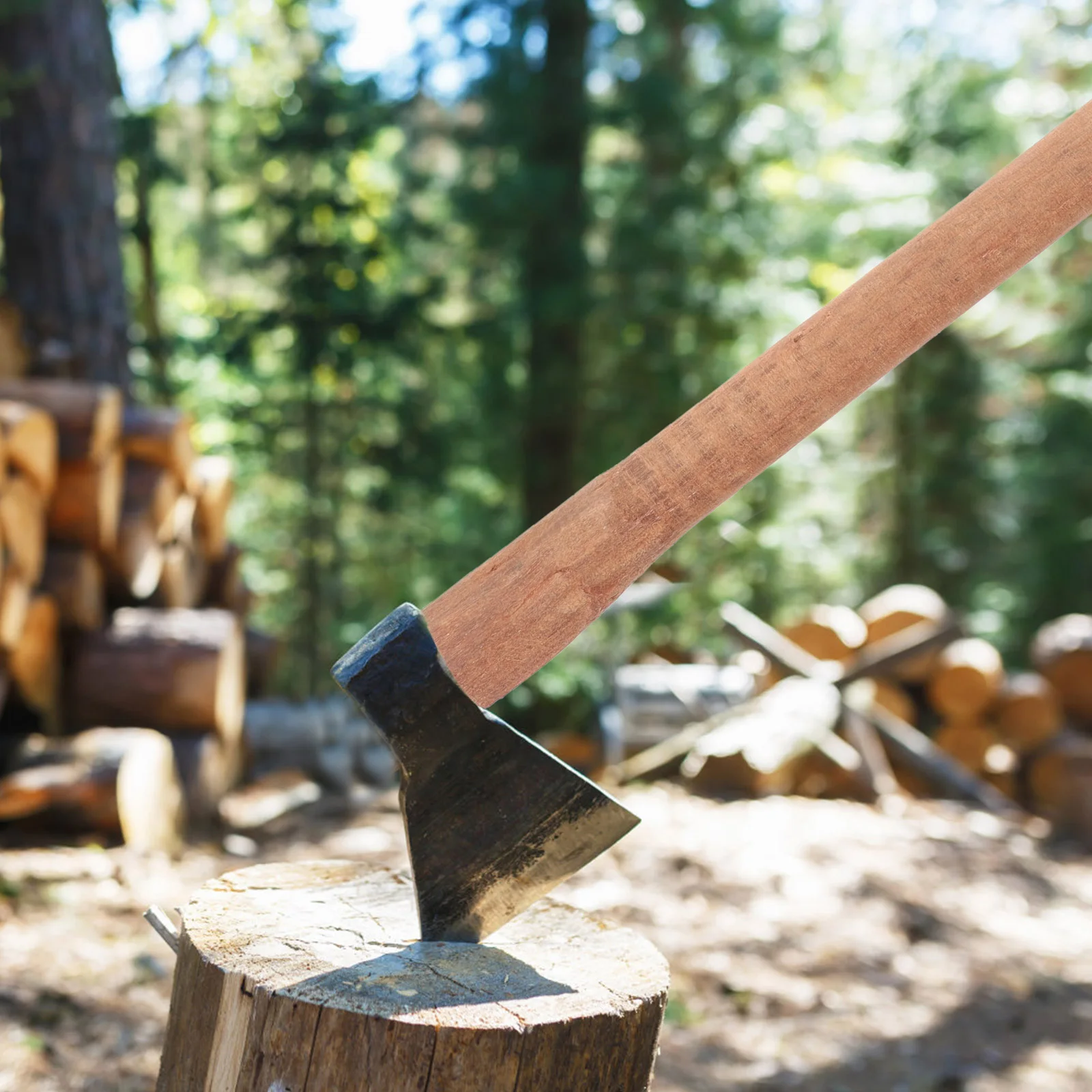 

2pcs Ax Handle Replacement Wooden Sturdy Hatchet Handle For Camp Axe Comfortable Grip Shockproof Easy Install Household Outdoor
