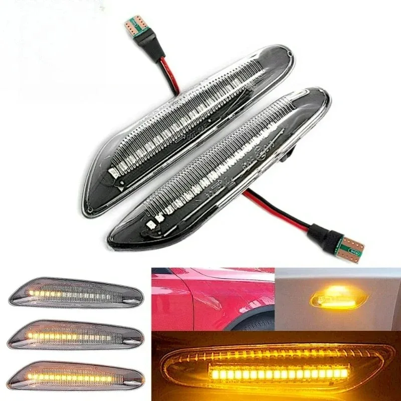 

Turn Signal Light Sequential Blinker Light For 2pcs E90 E91 E92 E93 E60 E87 E82 E46 Error Free Led Dynamic Side Marker
