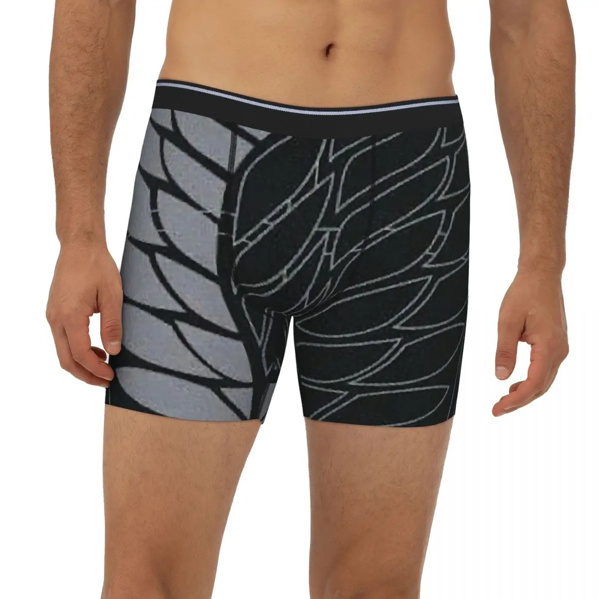 

Attack On Titan Long Boxer Underpants Short Men's Panties Breathable Underwear for Homme Man Boyfriend Gift